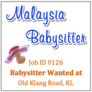 Babysitter Wanted in Old Klang Road